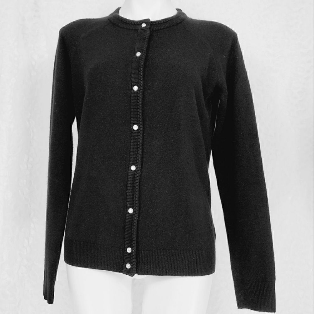 Karen Scott black sweater size Small
